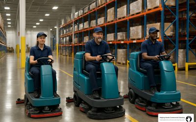 Warehouse Floor Cleaning 101 – Sweep, Scrub, Shine!