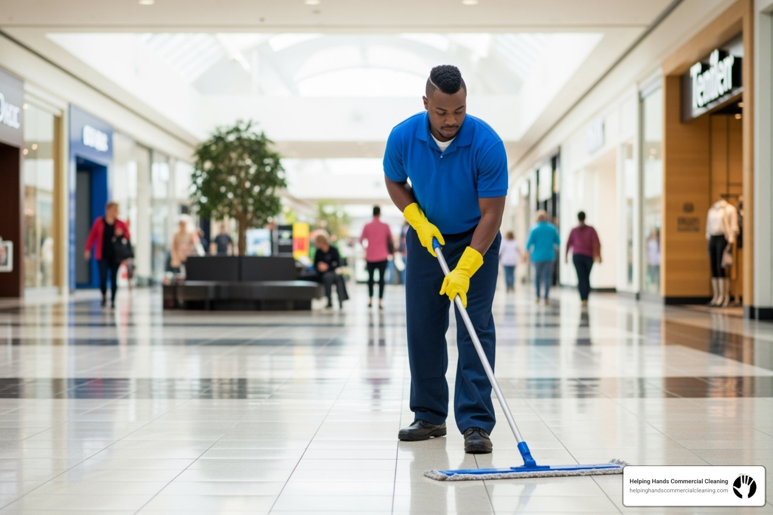 shopping centre cleaning