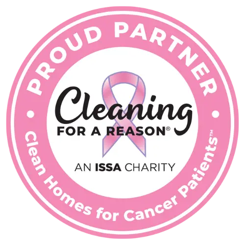 Cleaning for a Reason proud partner badge