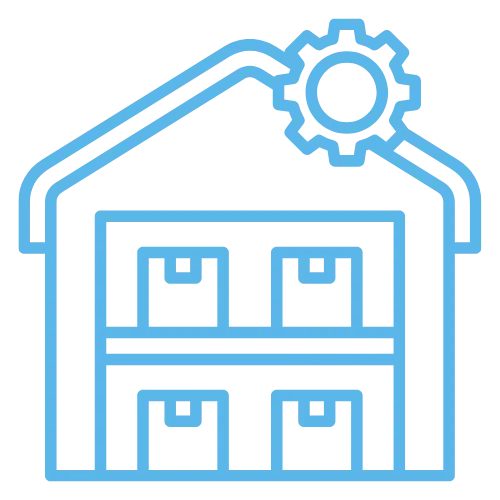 Commercial facility cleaning services icon