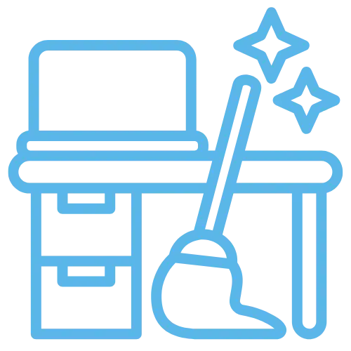 Office cleaning services icon