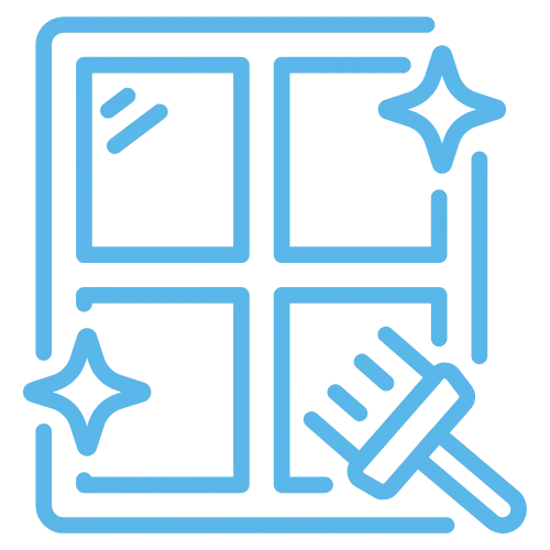 Deep cleaning services icon for commercial facilities