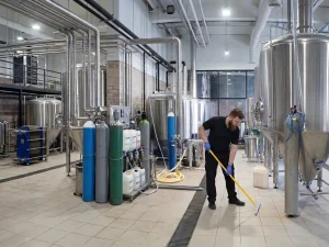 Industrial and manufacturing facility cleaning services in Elgin IL by Helping Hands Commercial Cleaning