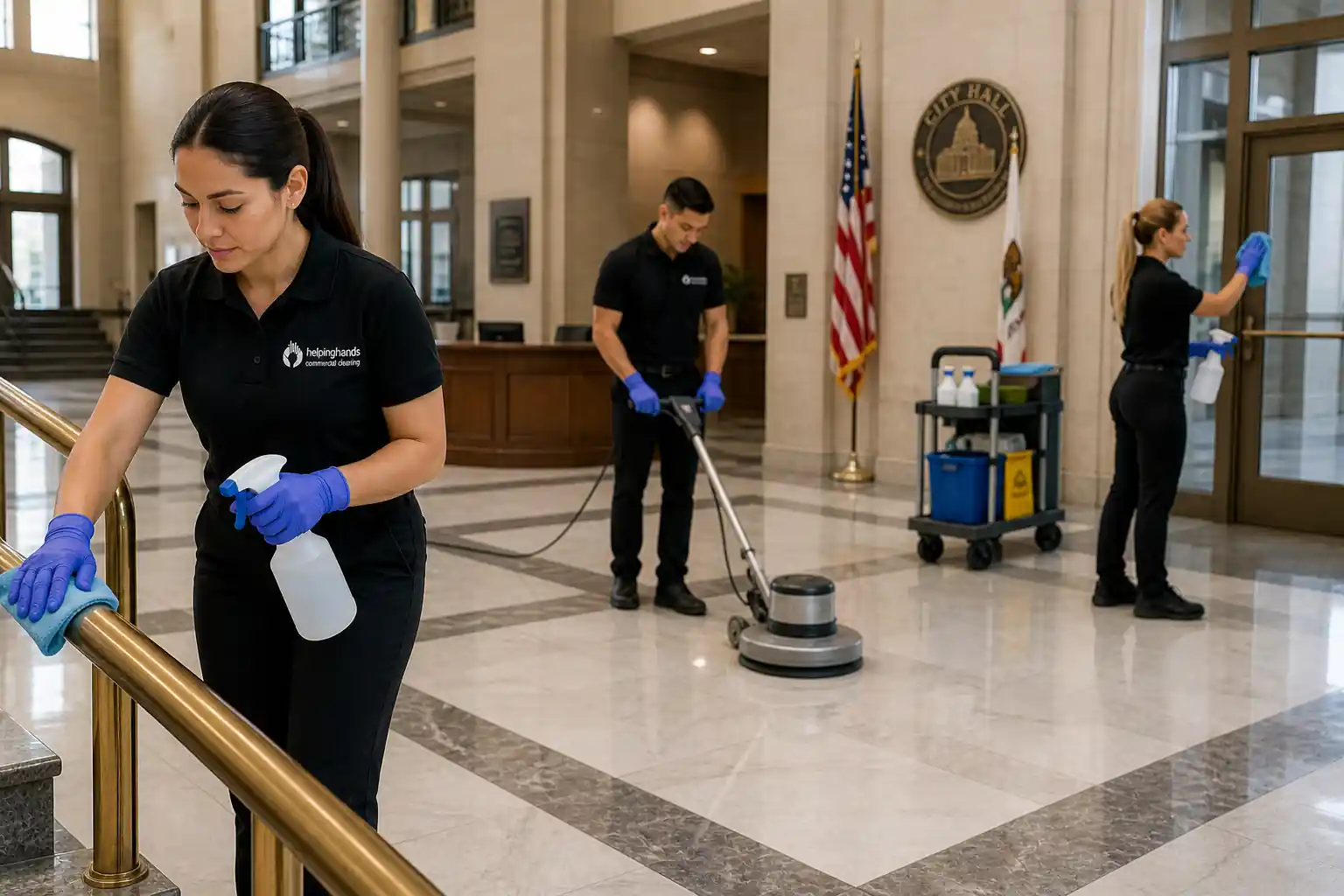 municipal building and government facility cleaning services in Chicago cleaning public buildings lobbies and government offices sanitation