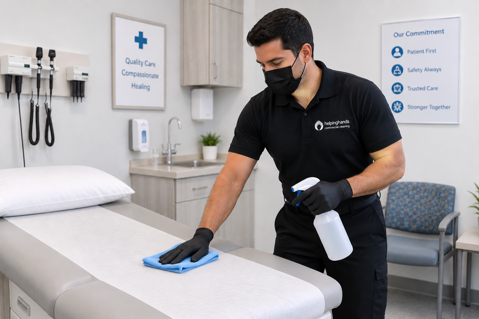 What Medical Clinics and Healthcare Facilities in Chicagoland Actually Require from a Commercial Cleaning Vendor
