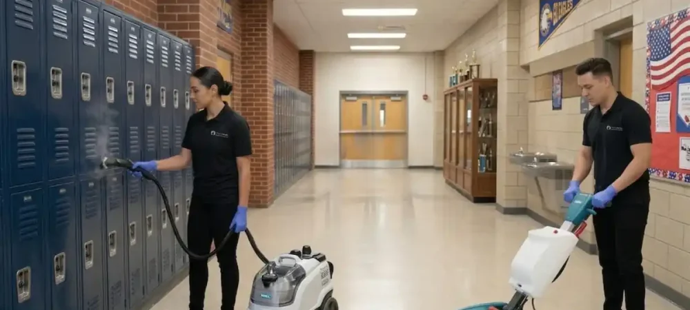 school cleaning services in naperville il for classrooms and educational facilities