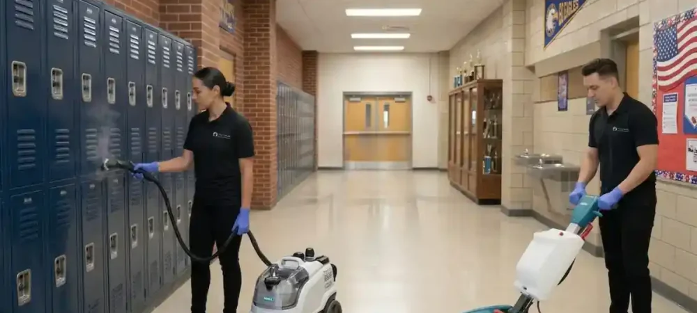 school cleaning services in naperville il for classrooms and educational facilities