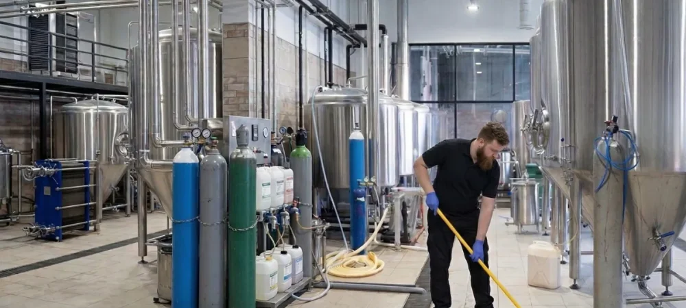 Industrial and manufacturing facility cleaning services in Elgin IL by Helping Hands Commercial Cleaning