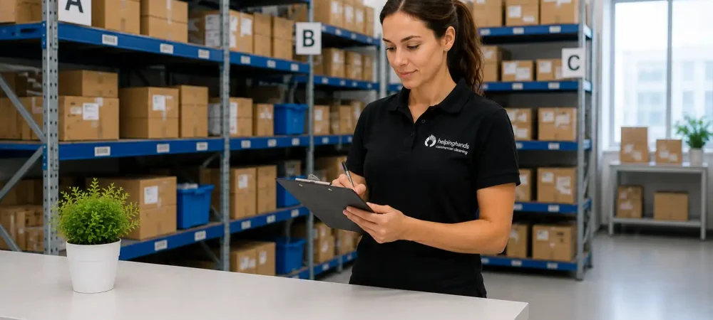 inventory management services in Chicago organizing cleaning supplies stock control and facility inventory management